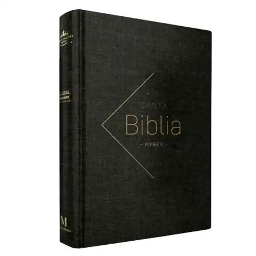 Imagen de la Biblia RVR60 Letra Grande Tamaño Manual, Tapa Dura Negro