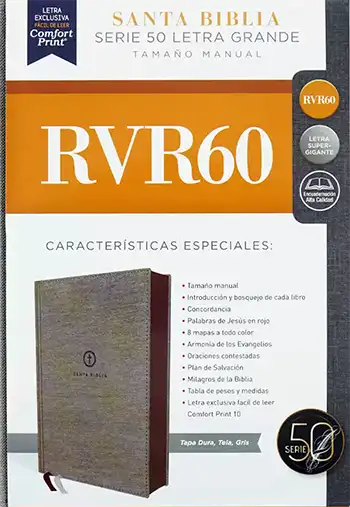 La Biblia RVR60 Serie 50 es una obra maestra que proporciona al lector una amplia gama de herramientas para el estudio personal.