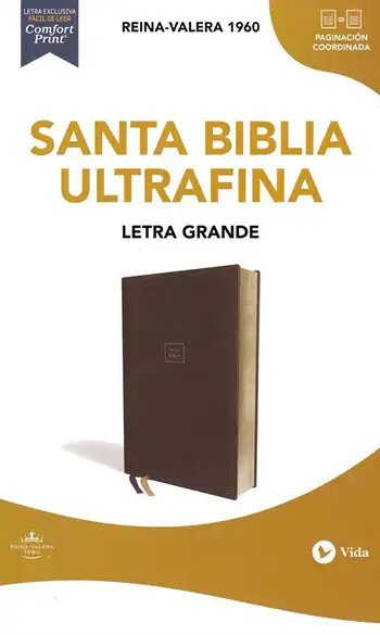 La Biblia Letra Gigante con Cierre RVR60: diseño clásico, texto completo, mapas, doble columna. ¡Facilita la lectura y sumérgete en la Palabra de Dios!