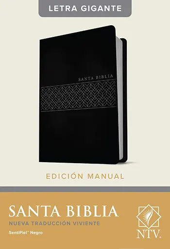 Biblia NTV, Edición manual, letra gigante, Sentipel negro