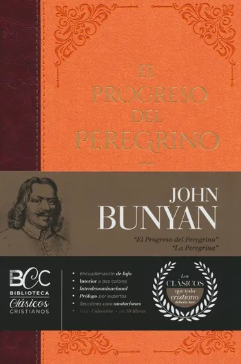 Imagen de la portada del libro El Progreso del Peregrino, La Peregrina, Biblioteca de Clásicos Cristianos. Tomo 8