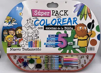 Imagen del producto Súper Pack para colorear, Nuevo Testamento