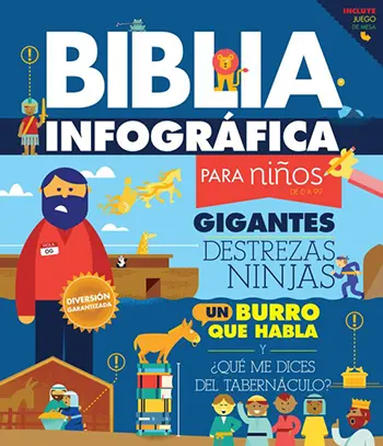 Imagen de la portada de la Biblia infográfica para niños