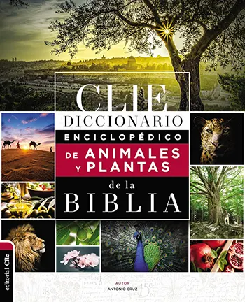 Imagen de la portada del Diccionario Enciclopédico de Animales y Plantas de la Biblia