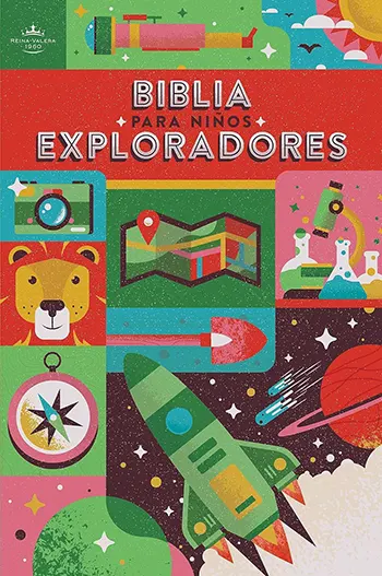 Imagen de la Biblia para niños exploradores RVR 1960 tapa dura multicolor