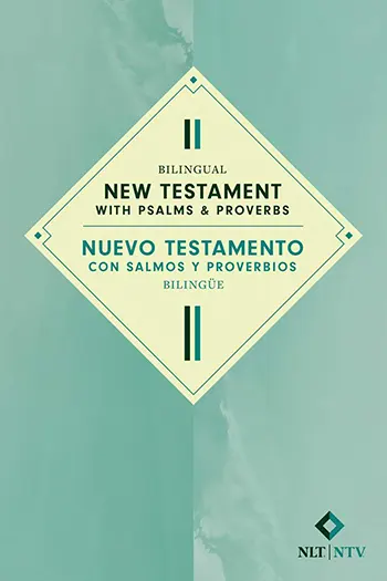 Imagen del Nuevo Testamento con Salmos y Proverbios bilingüe NLT/NTV