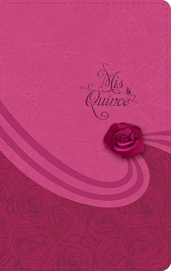 Imagen de la Biblia RVR60 Mis Quince RVR60, Coctel de Frabuesa con aplique simil piel