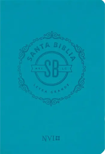Imagen de la Biblia NVI, Compacta, Piel Especial, Turquesa