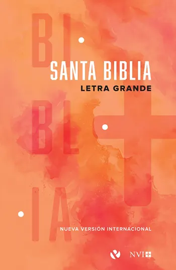 Imagen de la Biblia NVI, Letra Grande, Rústica, Rojo