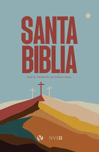 Imagen de la Biblia NVI Revisión 2022, Tapa Rústica, Cruz