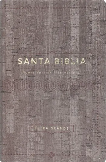 Imagen de la Biblia NVI, Tamaño Manual, Piel Especial, Madera