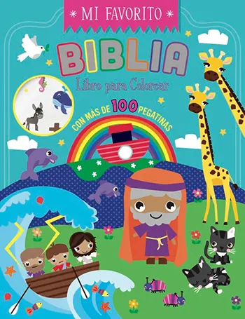 Libro para colorear con pegatinas