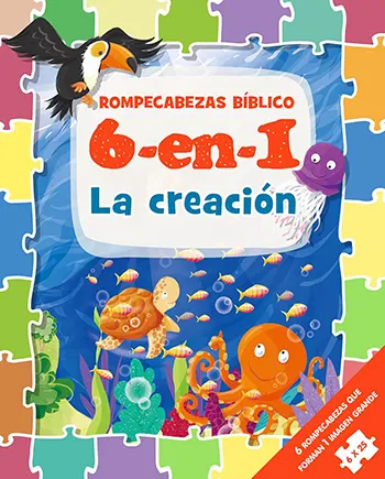 Rompecabezas bíblico 6 en 1 La creación