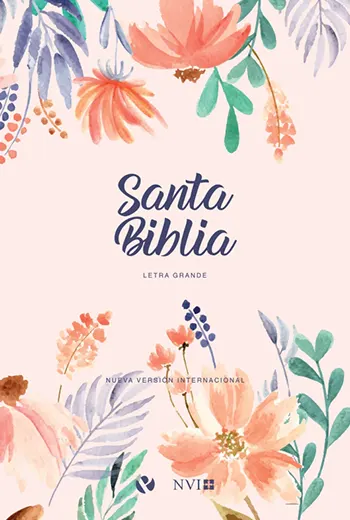 Biblia NVI, Letra grande, Tapa dura, Rosa
