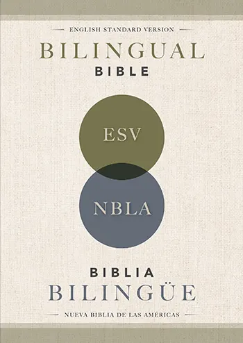 Biblia bilingüe, ESV NBLA, Piel fabricada, Tapa Rústica