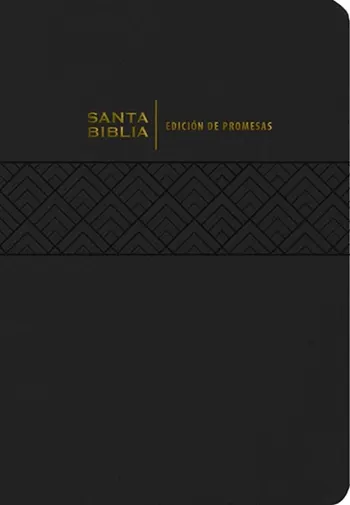 Biblia de Promesas RVR60, Letra Gigante, Piel especial, Negra